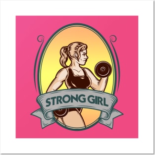 STRONG GIRL Posters and Art